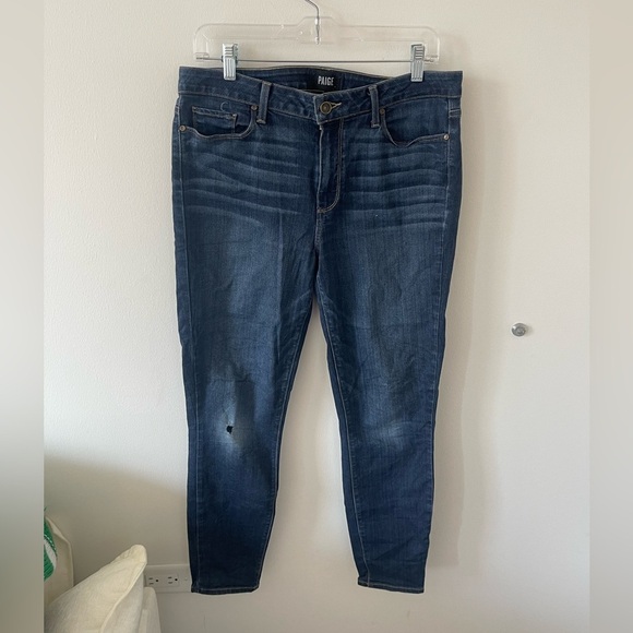 Paige Hoxton Ankle Blue Jeans - Picture 1 of 7
